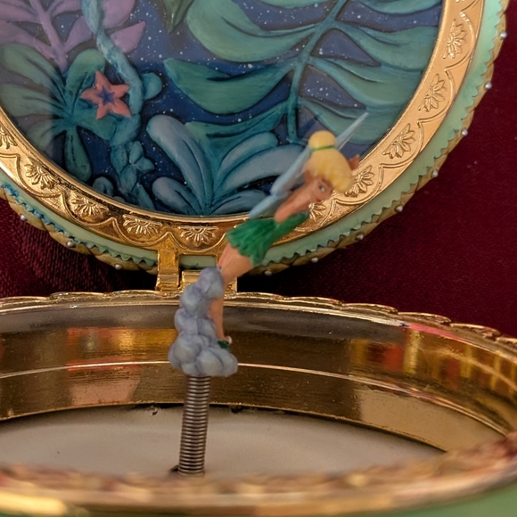 Disney 1951 Tinker Bell Neverland "You Can Fly" Music Box, Gently Used! - Picture 10 of 10